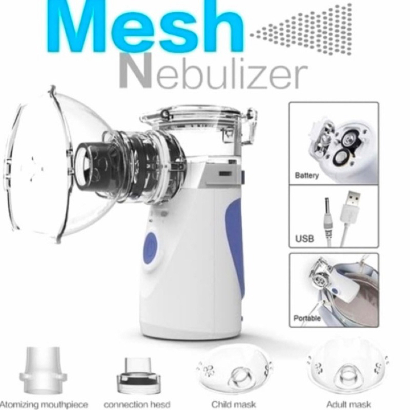 Mesh Nebulizer手持式吸入器快速霧化機 鼻腔 USB 充電便攜