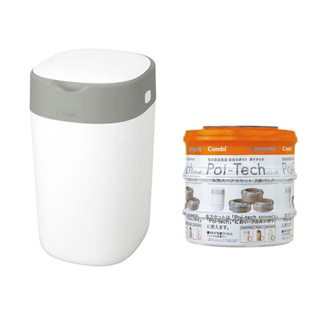 Combi 康貝 Poi-Tech雙重防臭尿專用膠捲3入/尿布處理器/(膠捲3入+尿布處理器)【悅兒園婦幼生活館】