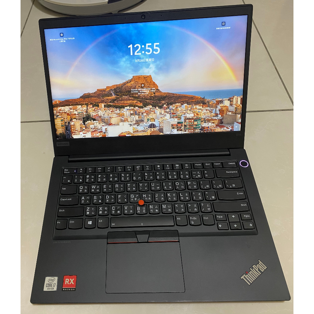 @Lenovo E14 14吋筆電 i7-10510U/RX640/16G/512G PCIe SSD 僅高中生做報告用