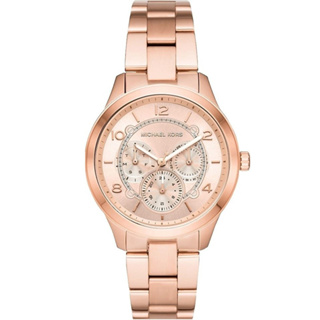 【MICHAEL KORS】紐約經典玫瑰金腕錶 MK6589 38mm 現代鐘錶