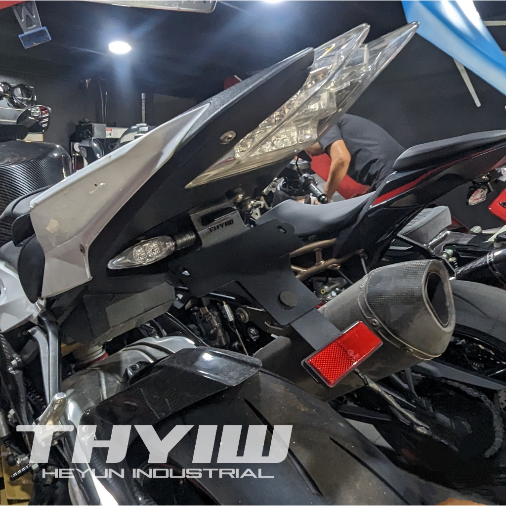 THYIW BMW S1000RR/S1000R 內縮式短牌架  後牌架 插頭直上 SUS304