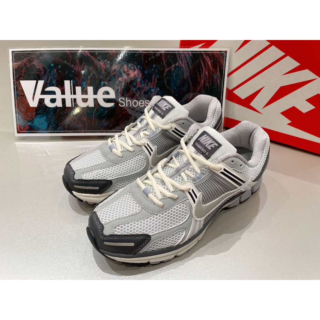 《Value》Nike Zoom Vomero 5 石磨灰 白灰 奶油底 老爹鞋 復古 休閒鞋 FD9919-001