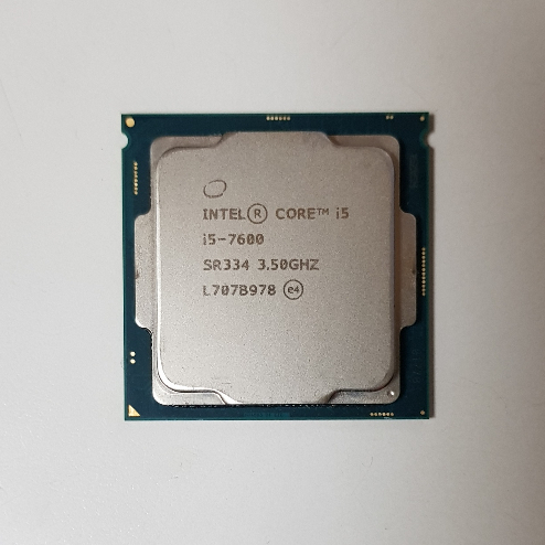 intel Core i5 7600 1151腳位 4核心 CPU 附原廠銅芯散熱風扇 2手良品
