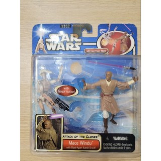 STAR WARS 星際大戰 藍卡豪華版 3.75吋吊卡 人偶公仔 孩之寶 Mace Windu 雲度 droid戰鬥