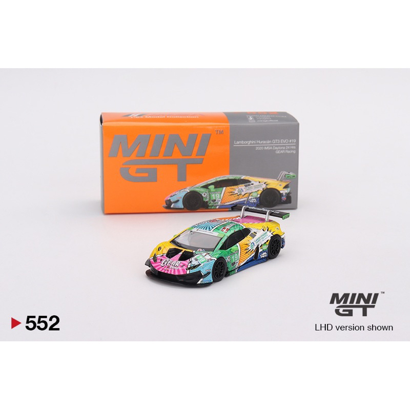 &lt;阿爾法&gt;MINI GT No.552 Lamborghini Huracán GT3 EVO Daytona24Hrs