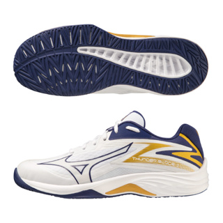 美津濃排球鞋 MIZUNO THUNDER BLADE Z 男女款 排球鞋 運動鞋 橡膠大底 白藍 V1GA237043
