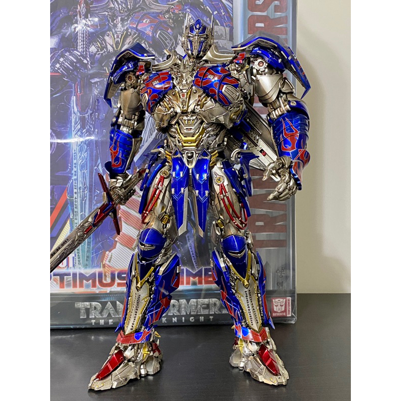 二手收藏出清-3A Threezero 變形金剛 DLX 最終騎士 騎士 柯博文