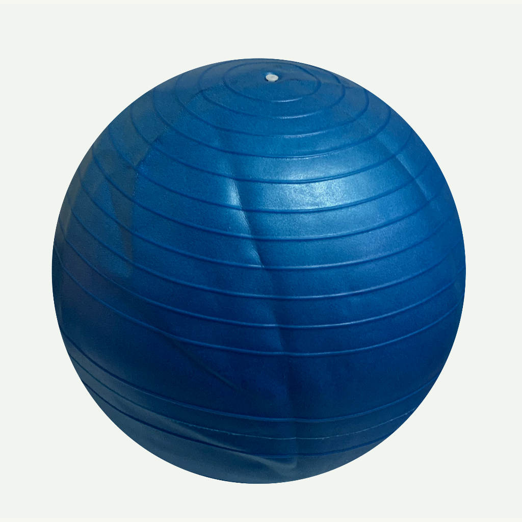 ［二手］二手迪卡儂藍色瑜珈球