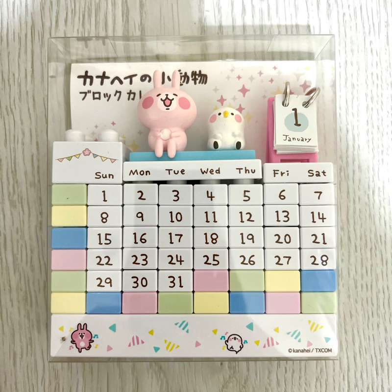 [現貨] 日本帶回 卡娜赫拉的小動物 積木月曆 kanahei