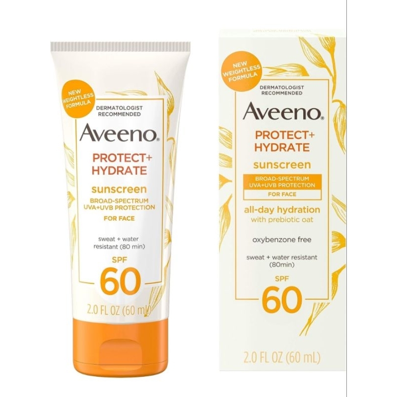 Aveeno Protect + 保濕臉部及身體防曬乳液