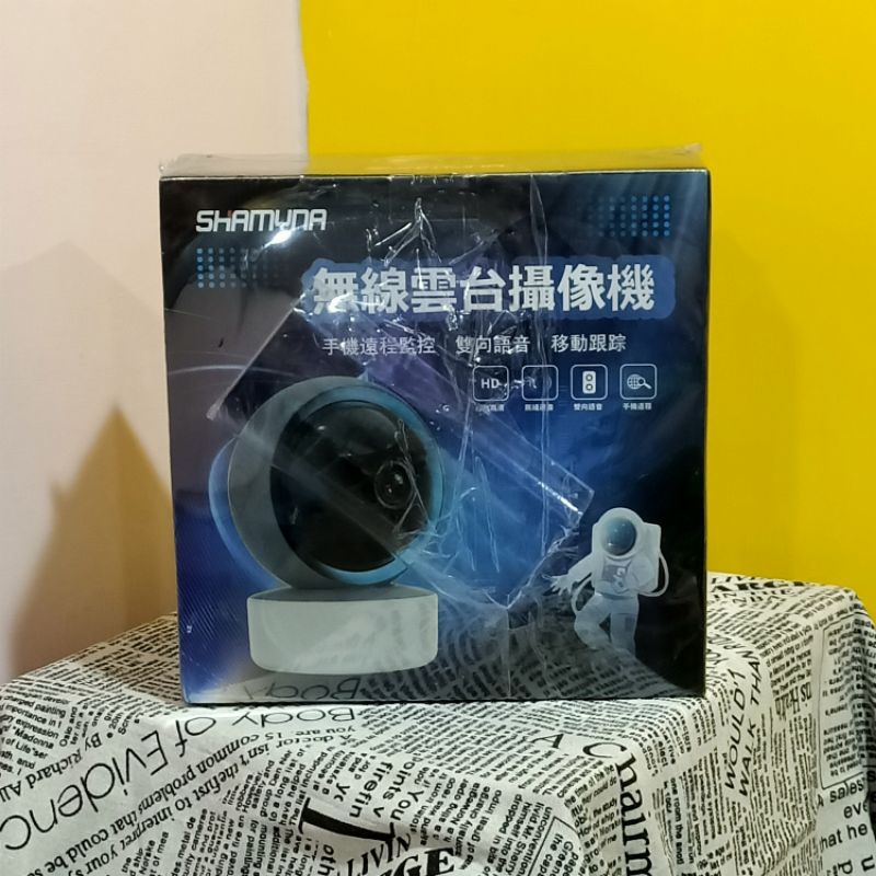 全新 現貨 SHAMYNA 蝦米那 1080P高清 無線雲台攝像機 手機遠程監控 雙向語音 移動跟蹤 攝影機 監視器