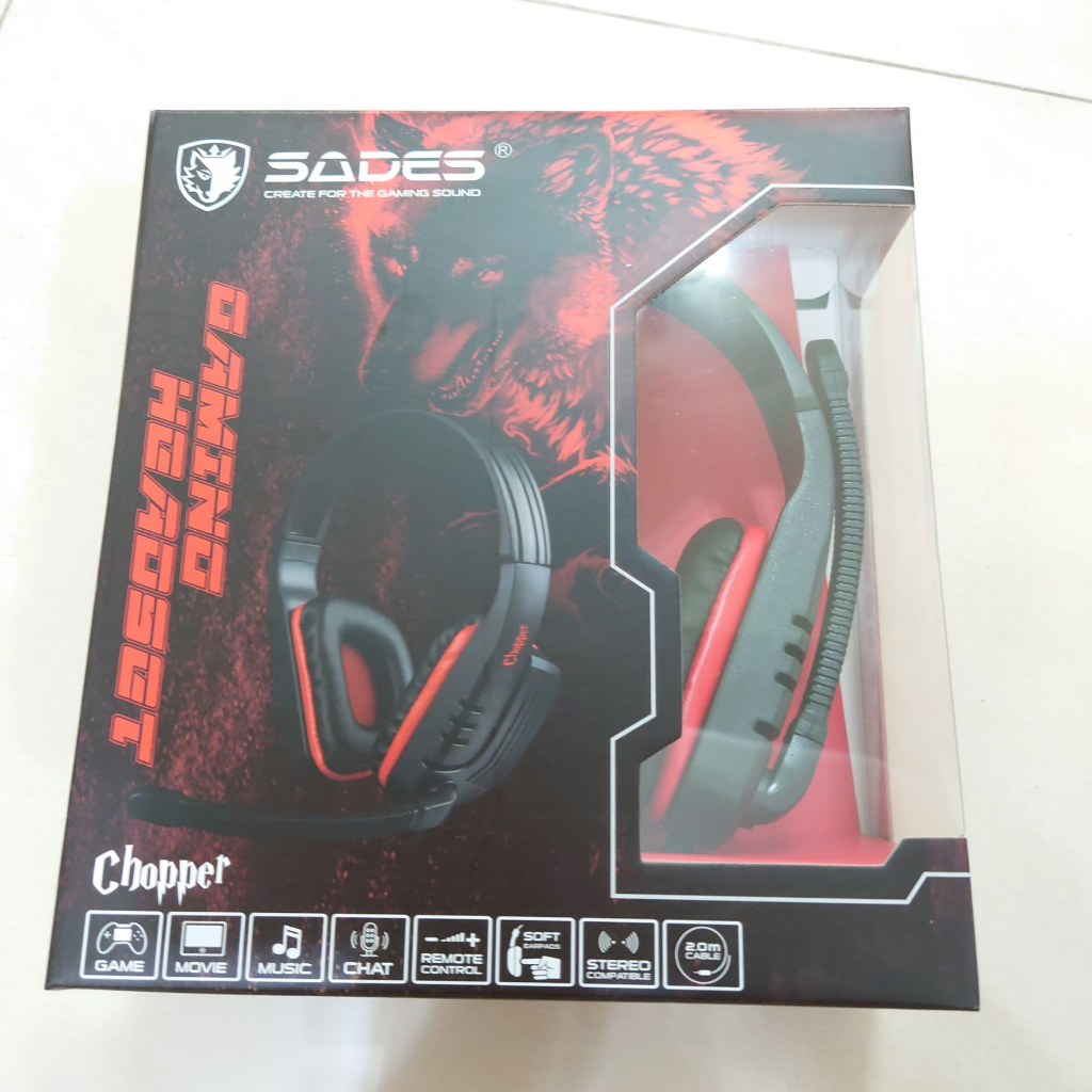 SADES CHOPPER 電競耳機 (全新盒裝)