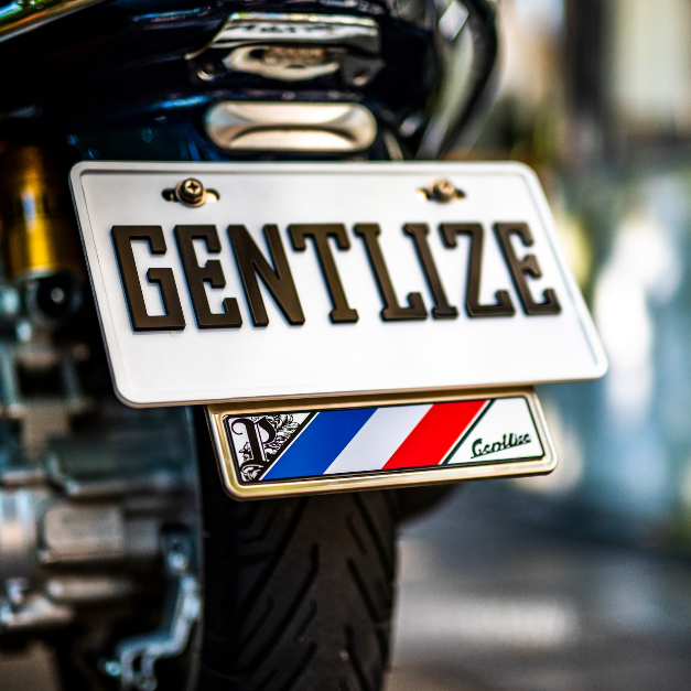 【GENTLIZE】 Vespa 專用 國旗系列 牌照板 法國款