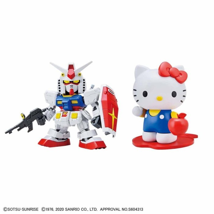 東京都-BANDAI SD鋼彈 SDCS HELLO KITTY RX-78-2鋼彈 (此商品需自行組裝) 現貨