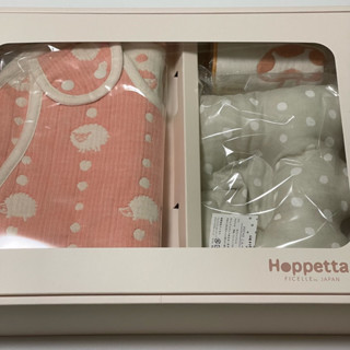 Hoppetta 經典好眠禮盒 新生兒～3歲適用 六層紗可愛動物防踢被 六層紗手帕 王冠凹型枕