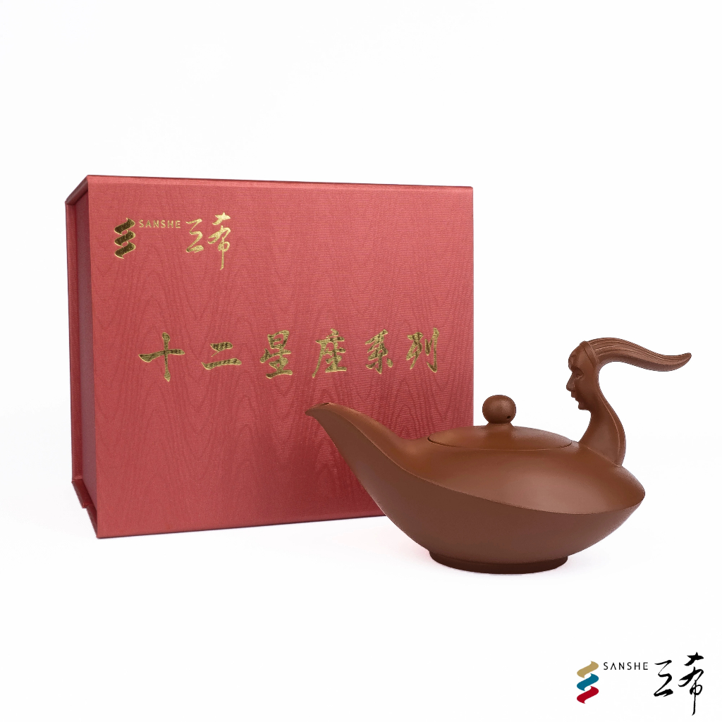 『台灣製造』十二星座-處女座【三希陶瓷】【現貨供應】茶器具 造型茶具 陶土 茶壺 茶器 茶具 星座