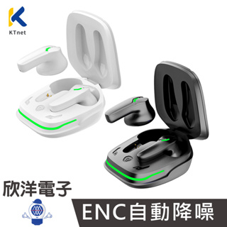 KTNET 廣鐸 藍芽耳機 TWS真無線ENC降噪藍芽雙耳機 黑色 白色 (BSD500)