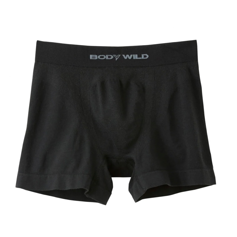 GUNZE 郡是 BODY WILD 完美合身感 3D-BOXER 男性內褲 黑色size:L
