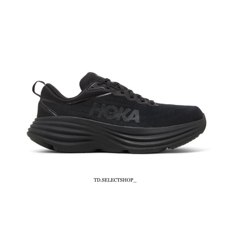 【T.D.】HOKA one one Bondi 8 2E Wide寬楦 全黑