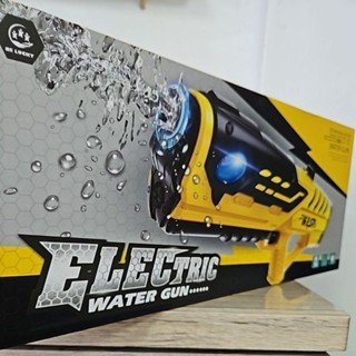全新現貨出清 大黃蜂三模式電動遠端聲光水槍（自動吸水）黃 450ml『全新三種模式設計🐝 』大黃蜂電動水槍 一鍵吸水