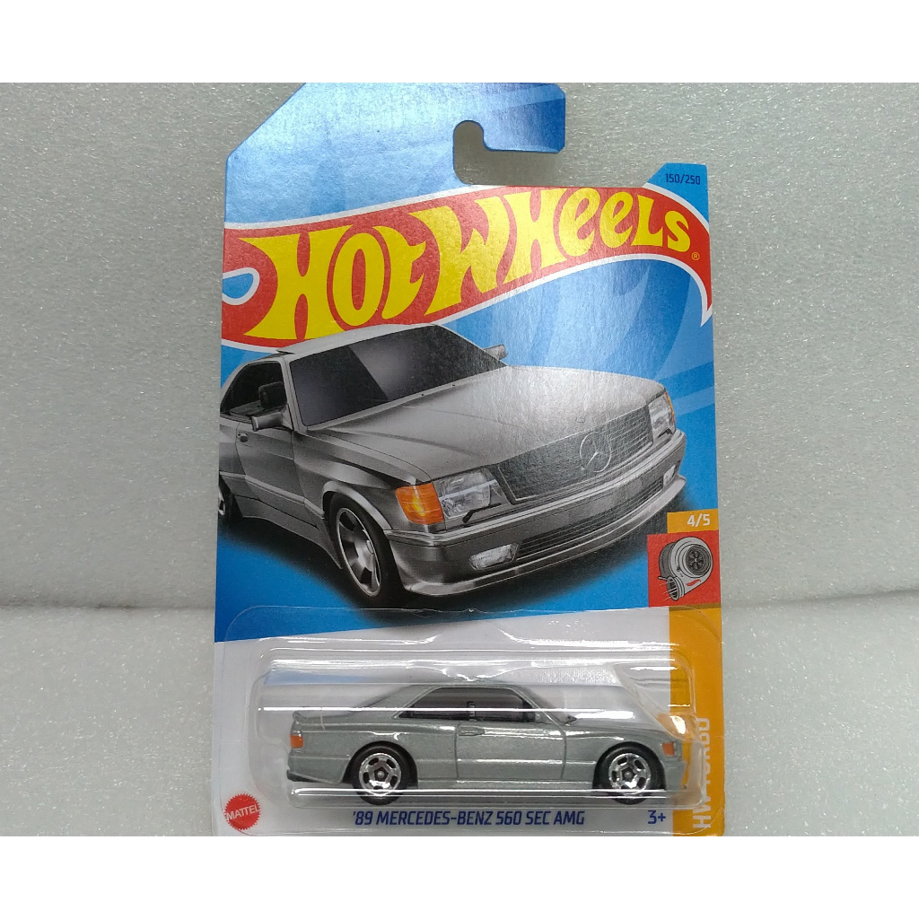 Hot Wheels 風火輪  89 MERCEDES BENZ 560 SEC AMG 賓士 雙門 經典跑車 銀 全新