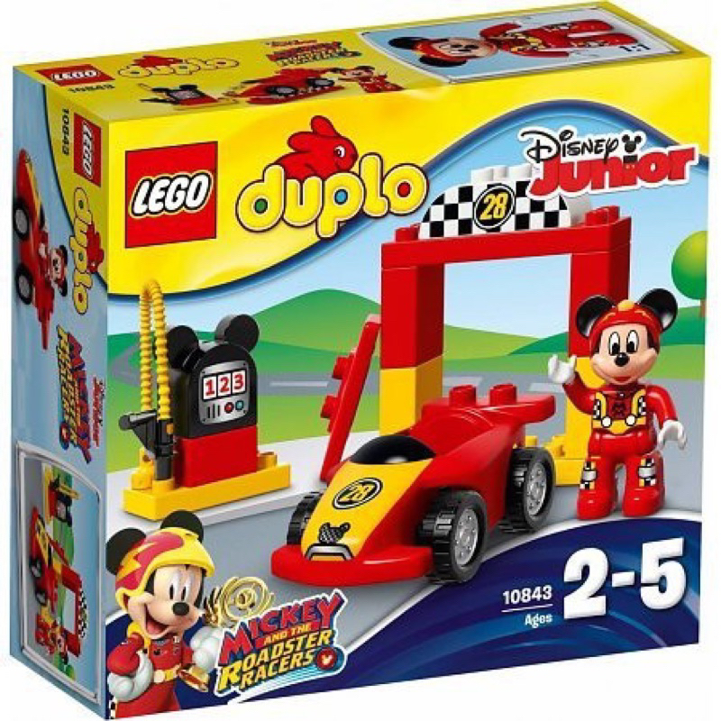 樂高 Duplo 得寶系列 LEGO 10843 米奇賽車 二手