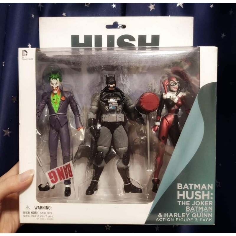 DC Collectibles HUSH 緘默 蝙蝠俠 小丑 小丑女 套組