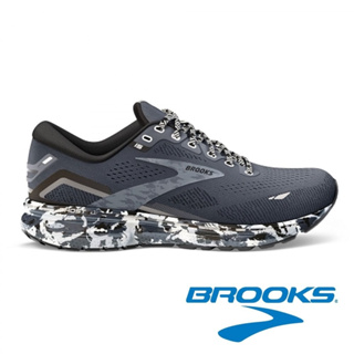 【BROOKS】男平穩型避震緩衝運動健行鞋『黑/白』 110393