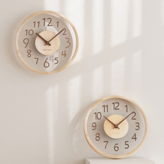 預購 韓國 banana studio 小型時鐘 樹葉 時鐘 靜音時鐘 無聲時鐘 掛鐘 居家擺設 居家