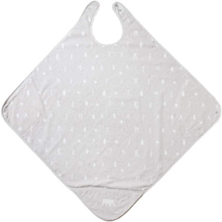 10mois 日本限定 小皇冠 字母 嬰兒 浴巾圍裙 包巾 Hoppetta 洗澡 嬰兒浴巾 圍裙