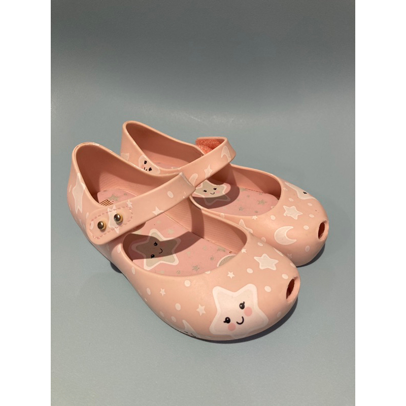 ［二手免運］mini melissa 巴西香香鞋 兒童鞋 女童 童鞋 果凍鞋 夜光星星14.5cm US8