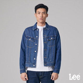 Lee 經典牛仔外套 男 MODERN 中藍洗水 LB314013653