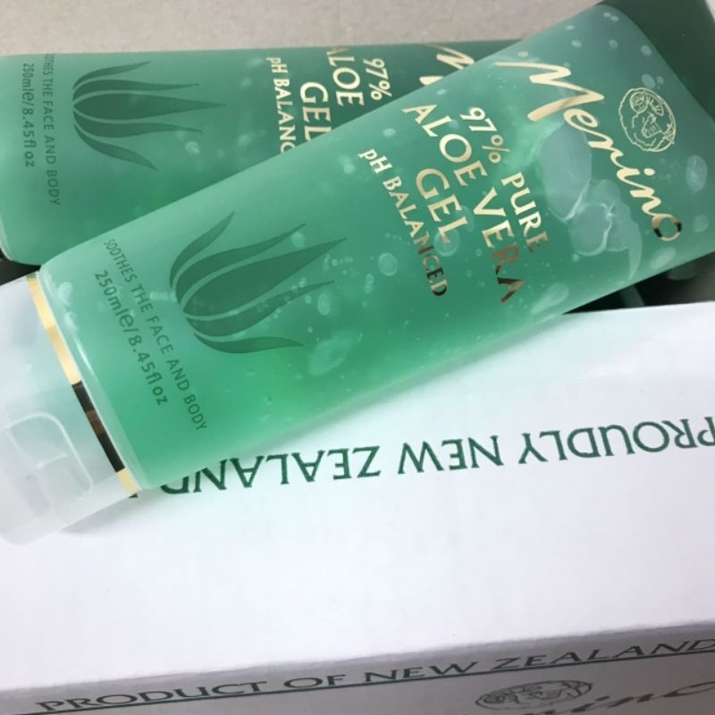 新貨到!紐西蘭 Merino Aloe Vera Gel 97% 美麗諾蘆薈膠250ml ▶數量有限售完即止