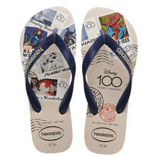 HAVAIANAS 哈瓦仕 中性 米白 迪士尼100周年 夾腳拖 41486090121U