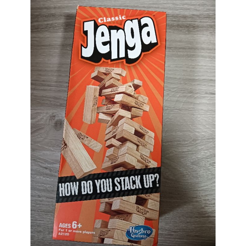 [在台現貨]Jenga經典款疊疊樂大號 抽積木 層層疊堆堆樂成人聚會遊戲玩具