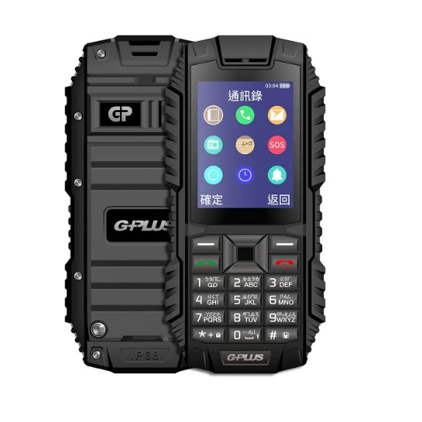 GPLUS F1  三防資安4G直立式手機/部隊機/無照相/科技園區最佳選擇/黑色