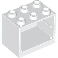 Lego 樂高 白色 2x3x2 櫃子門 門 抽屜 White Container Cupboard door 4532