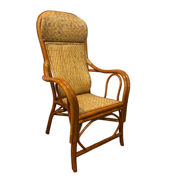 【籐椅之家】A佬高背枕頭護腰椅，枕頭椅、孝親椅，籐椅、藤椅