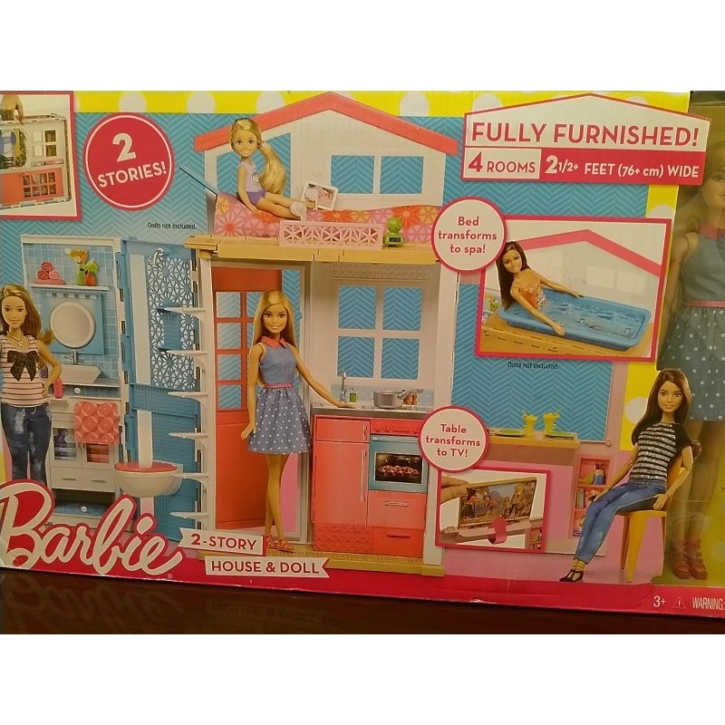 Barbie芭比雙層豪華夢幻屋 全新未拆