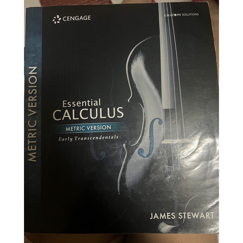Essential Calculus Metric version 微積分原文書