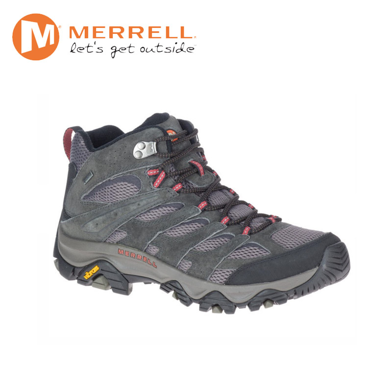 【Merrell】Moab 3 Mid GTX  男中筒登山鞋(深灰) 寬楦版 ML035785W