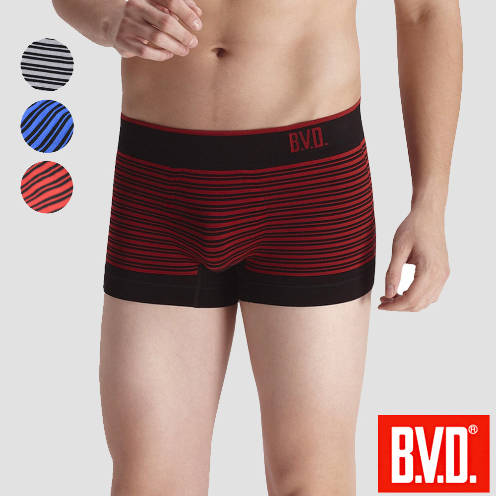 【BVD】活力親膚低腰平口褲-SBS025