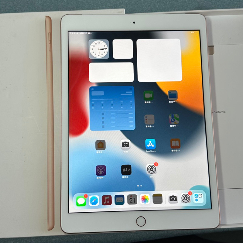 iPad 8 32G LTE版 金 無傷 功能正常 二手 平板 10.2吋 ipad8 A2429 可插sim卡 台中