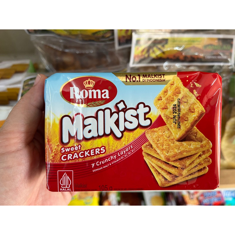 印尼🇮🇩Roma Malkist Crackers sweet crackers 蘇打餅 105g