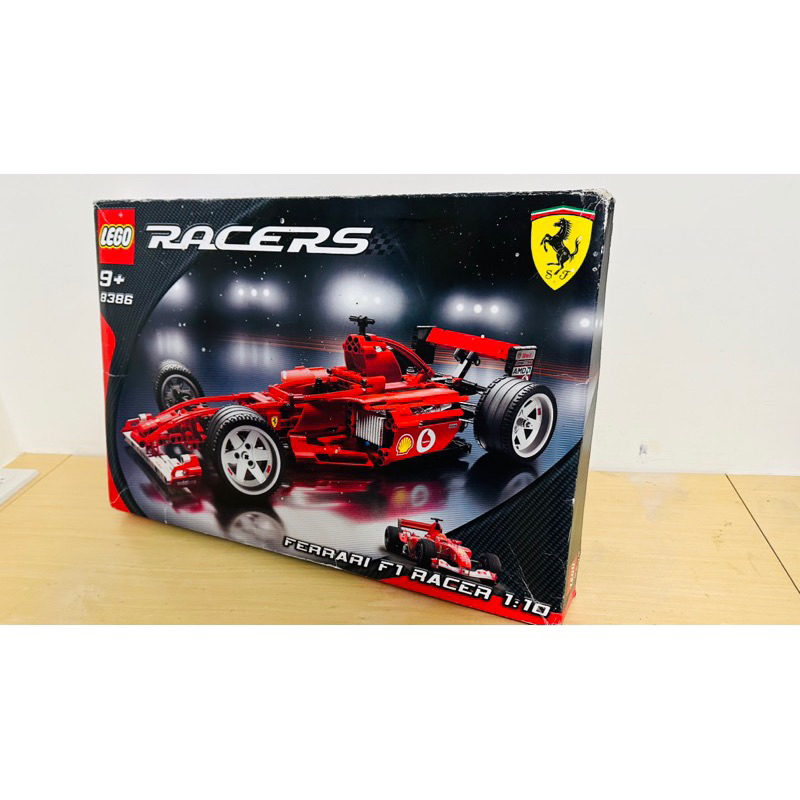【樂高資本】LEGO 8386 racers Ferrari F1全新已開盒 盒況普 狀況如圖 S-31