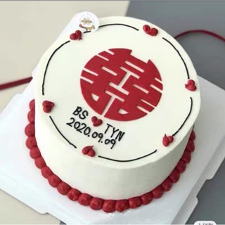#DIY手壓式可愛圓形大雙囍囍字卡通造型饅頭餅乾模具