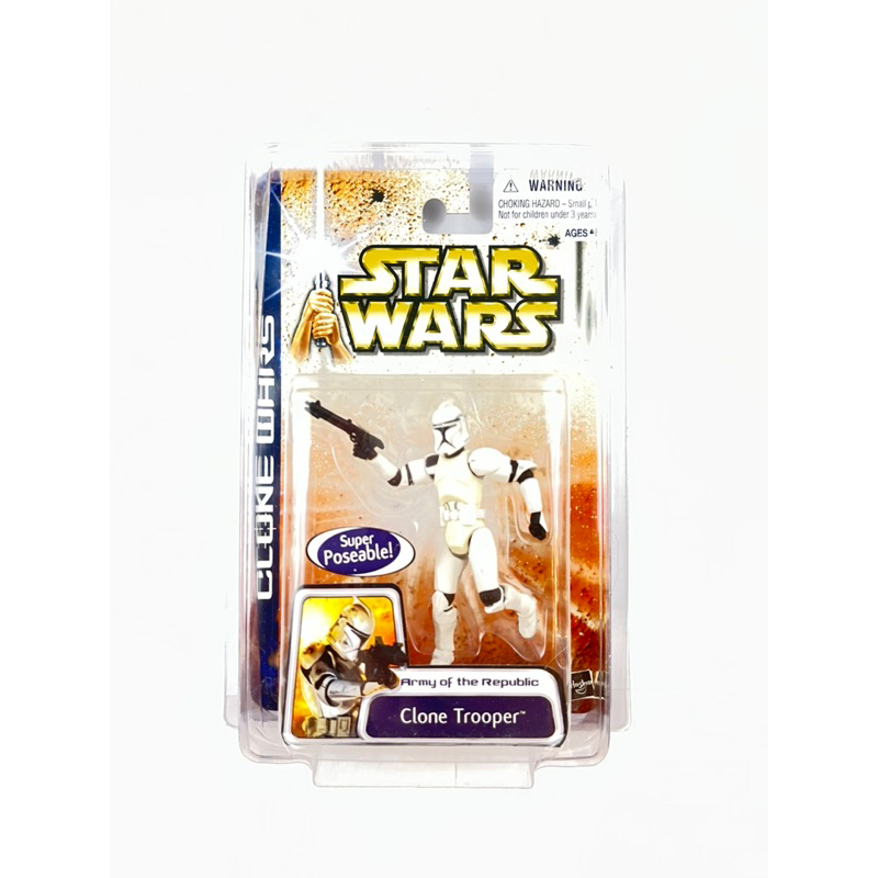 （全新）STAR WARS 星際大戰吊卡Clone Trooper(有附保護殼）
