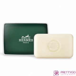 【送禮推薦】HERMES 愛馬仕 D'Orange Verte 橘綠之泉香皂 香水皂(50g)附皂盒-國際航空版