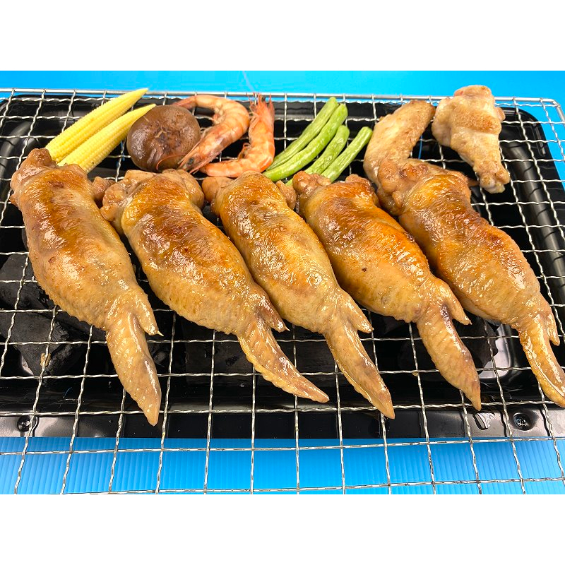 【中秋烤肉系列】黃金翅包飯/約150g±7%/支   夜市 美食雞翅包飯 手羽 夜市夯物 夯肉 明太子雞 二節翅 團購