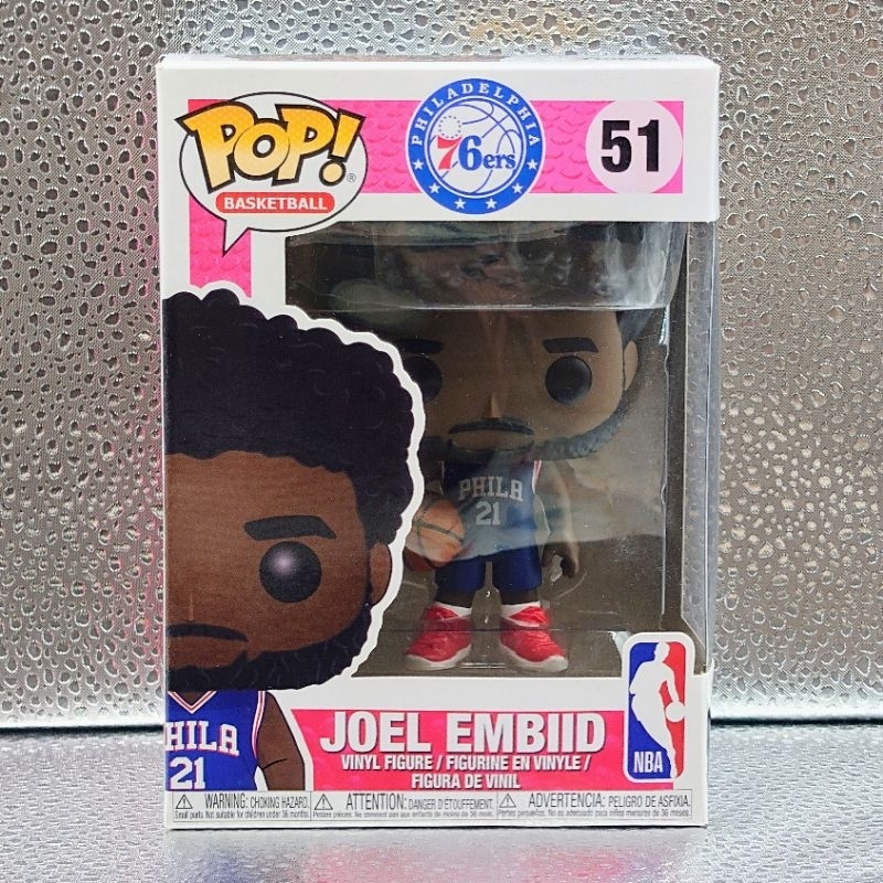 Funko pop NBA Joel Embiid 51 鉛筆哥 限定 公仔 搖頭娃娃 MVP